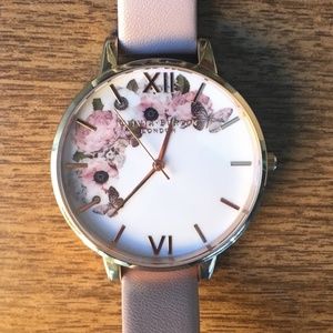 Olivia Burton Vegan Rose Gold Floral Watch